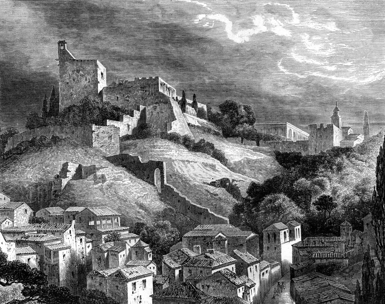 La Alhambra, Granada, sur de España, siglo XIX de Gustave Dore