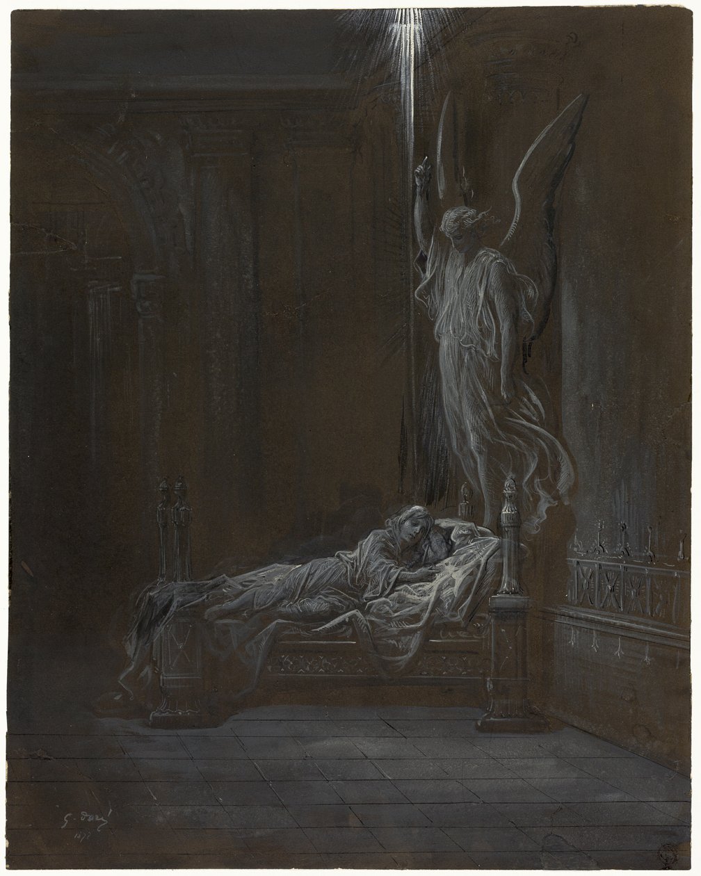 La llamada de Samuel de Gustave Dore
