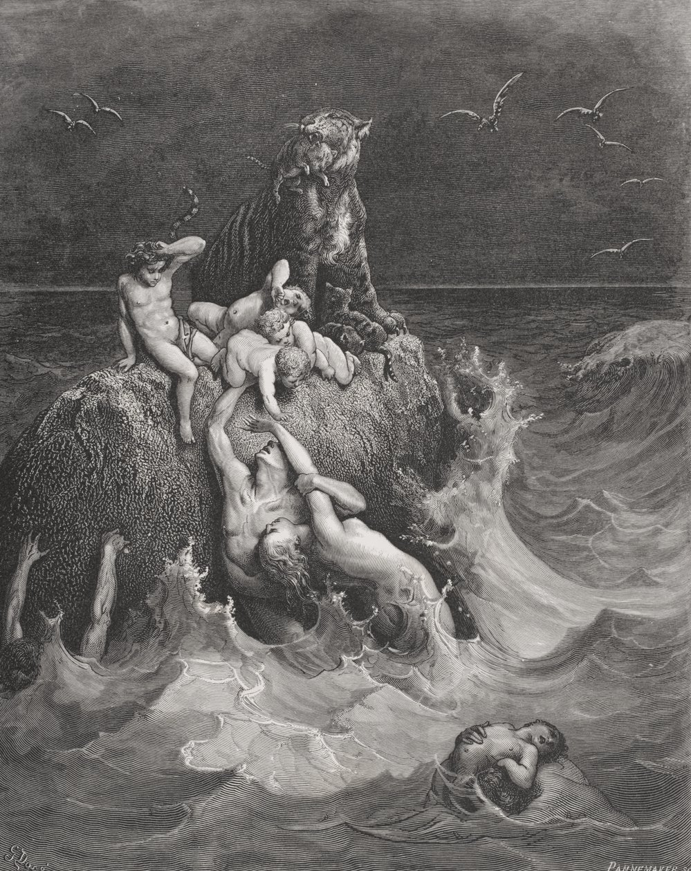 El Diluvio, ilustración de 