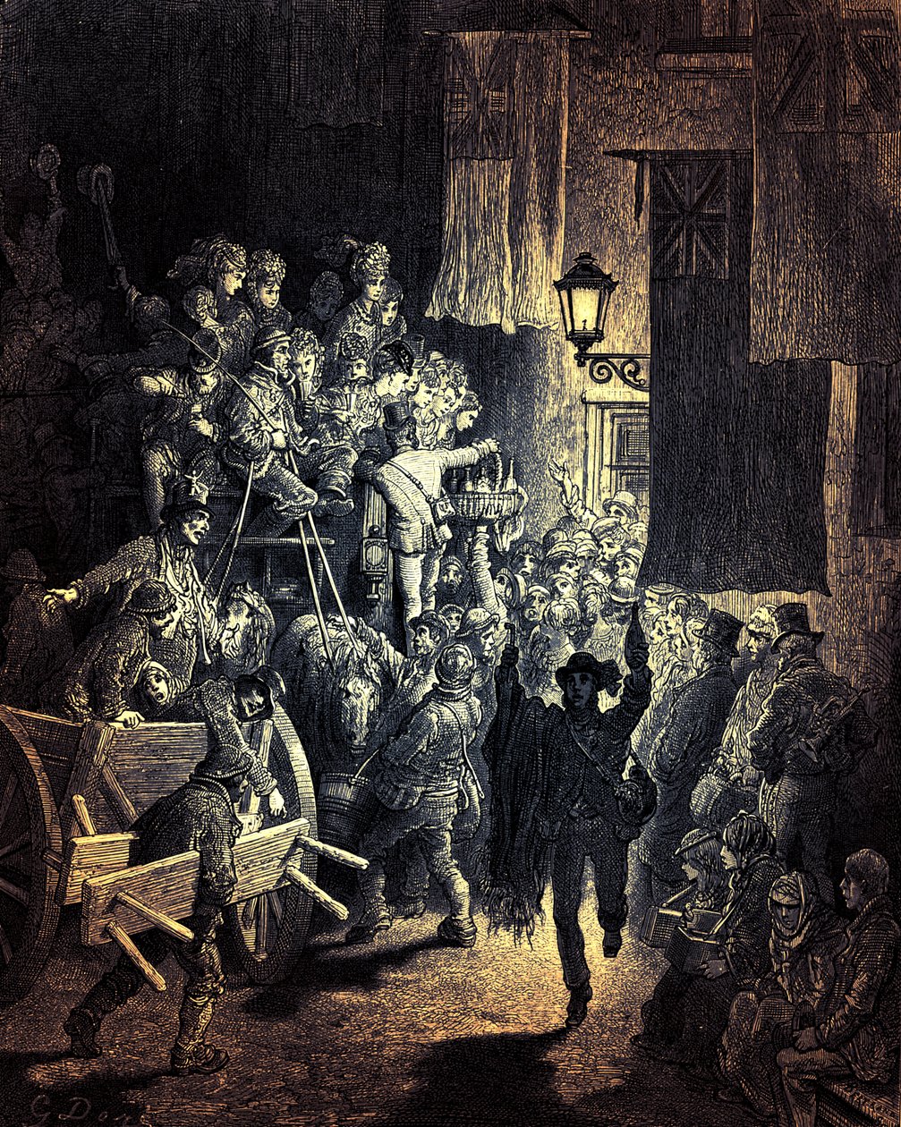 El Derby - Regresando a casa de Gustave Dore
