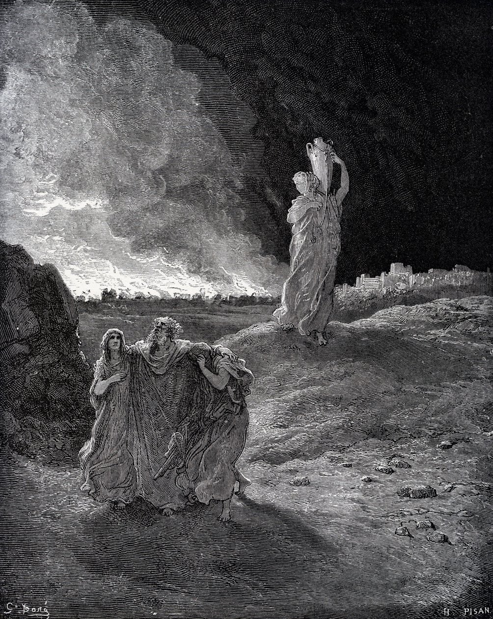 La destrucción de Sodoma de Gustave Dore