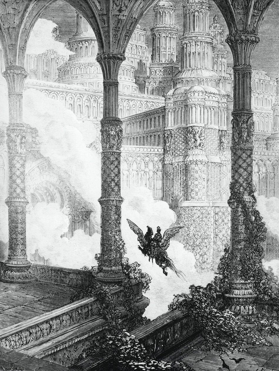 La locura de Orlando de Gustave Dore
