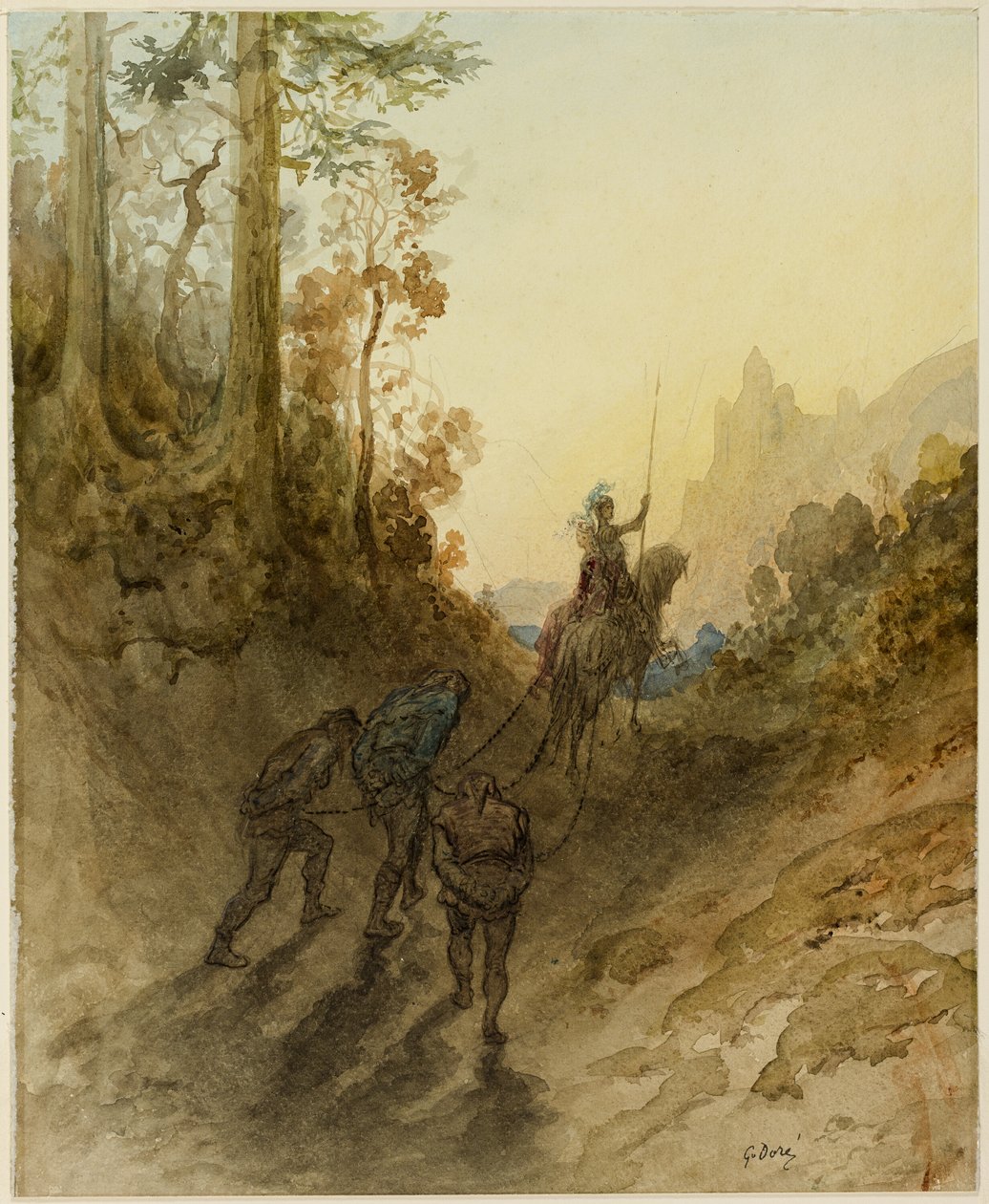 Los gigantes son capturados de Gustave Dore