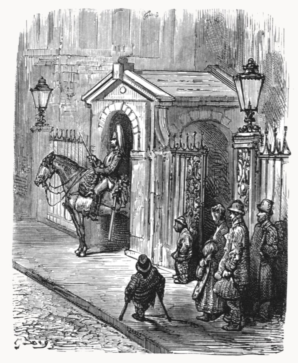 La Guardia de Caballos de Gustave Dore