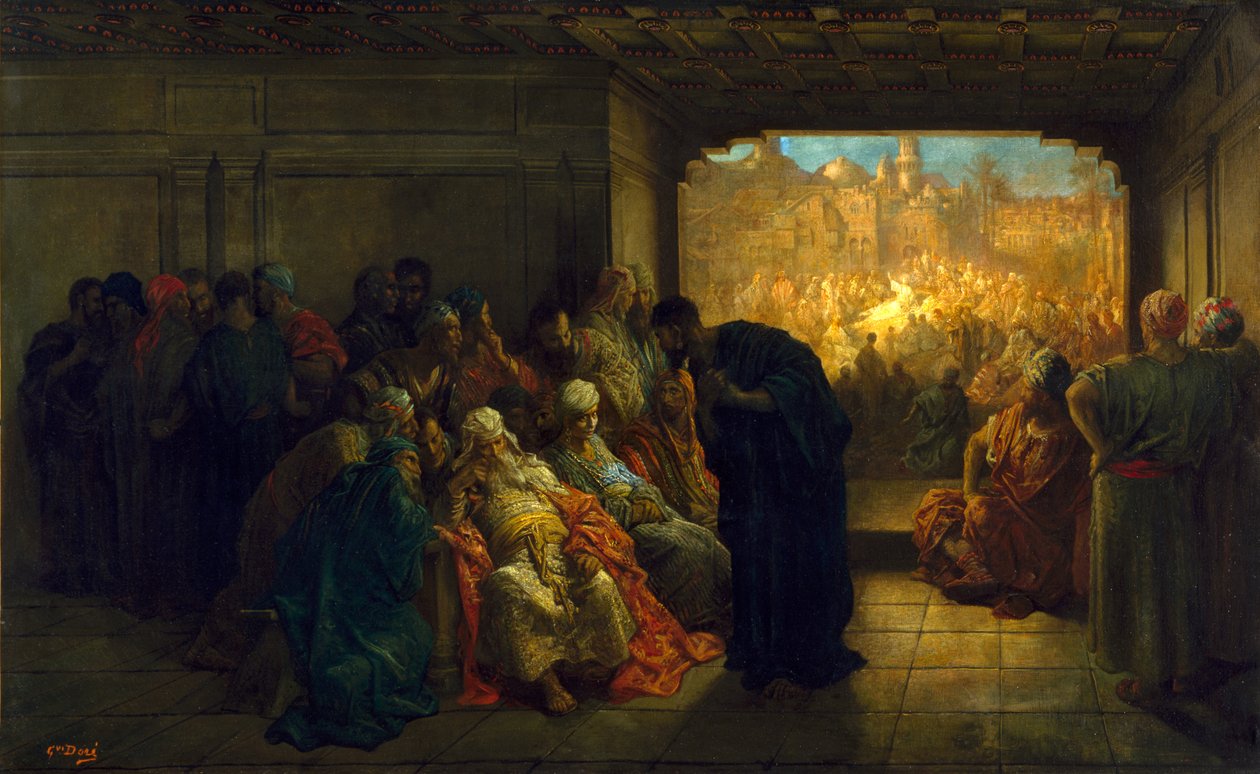 La Casa de Caifás, 1875 de Gustave Dore