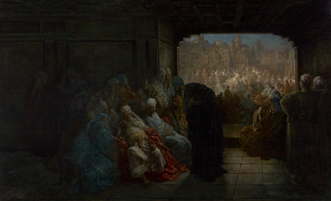 La casa de Caifás de Gustave Dore