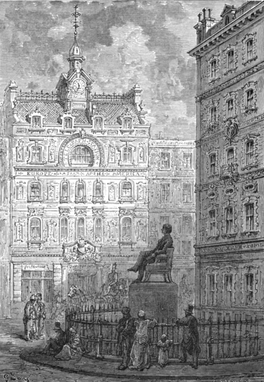 El Monumento a George Peabody de Gustave Dore