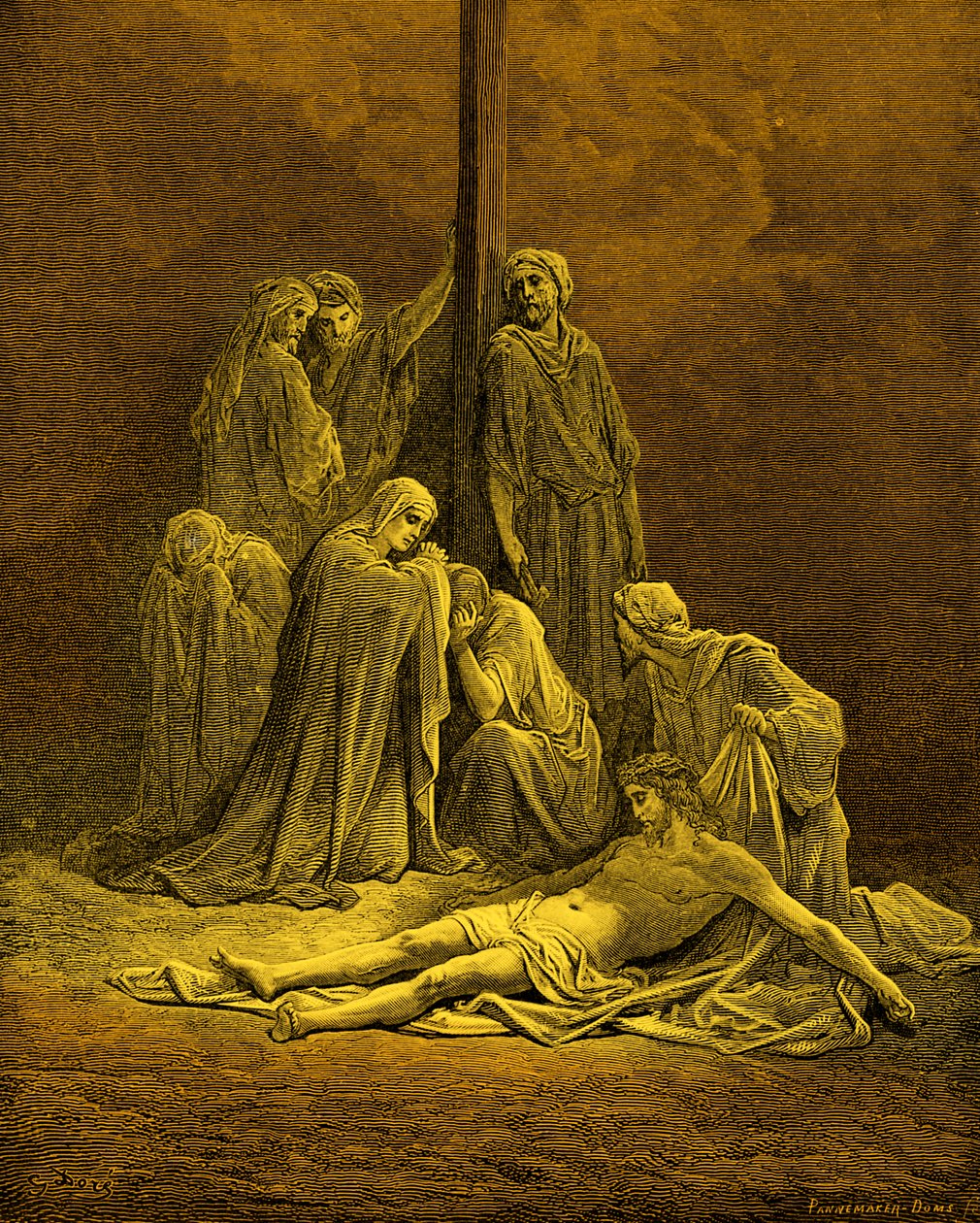 El Cristo muerto - Biblia de Gustave Dore