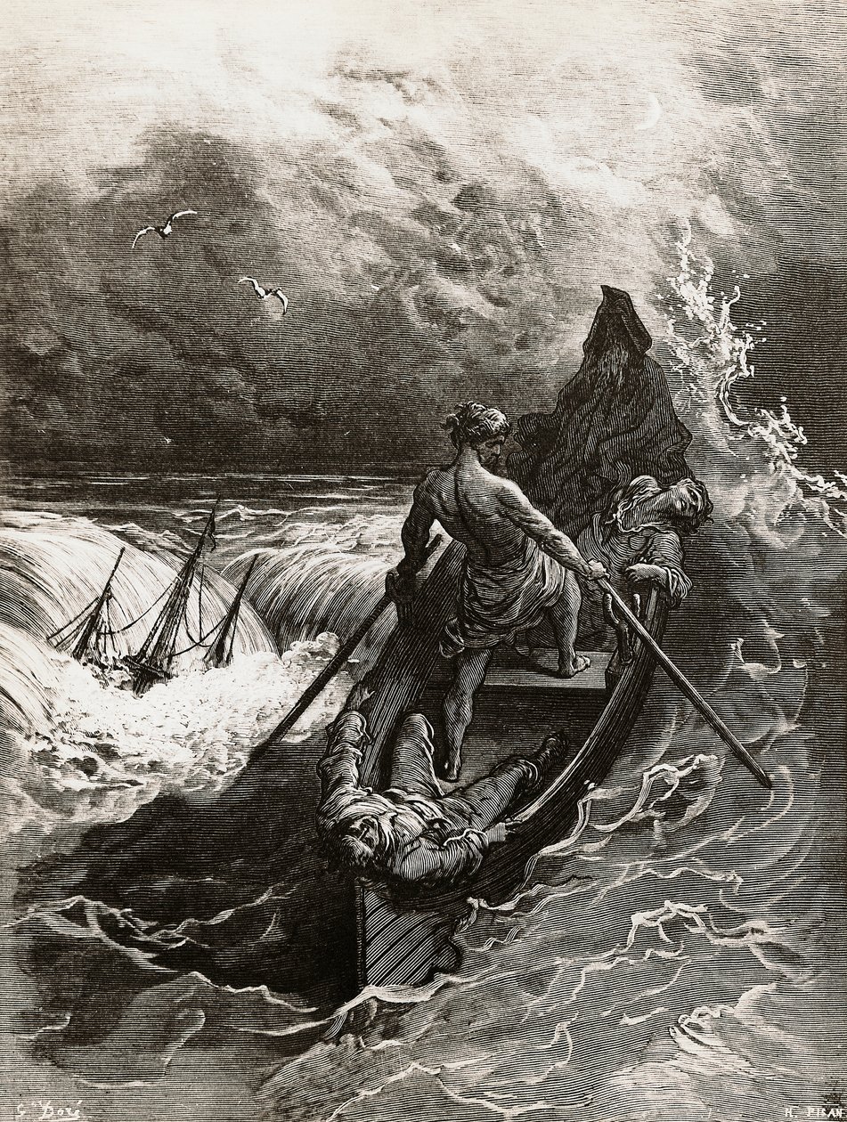 El marinero, de La balada del viejo marinero, poema de Samuel Taylor Coleridge (1772-1834), ilustración de Gustave Doré (1832-1883) de Gustave Dore