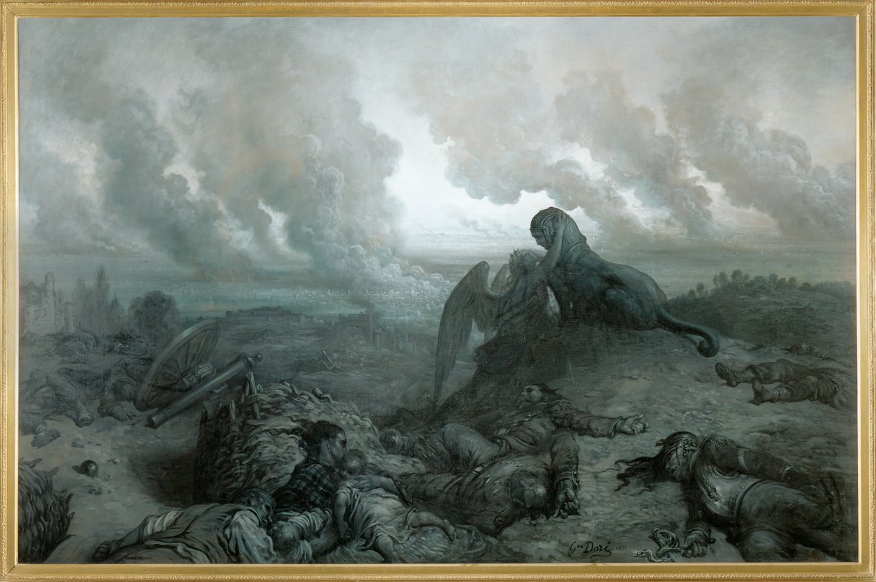 El enigma (pintura sobre lienzo) de Gustave Dore