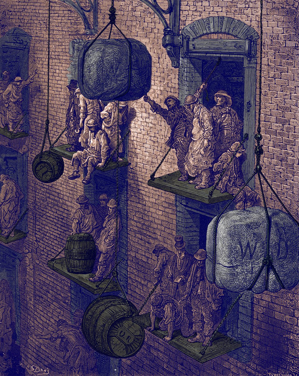 Almacenamiento en la ciudad de Gustave Dore