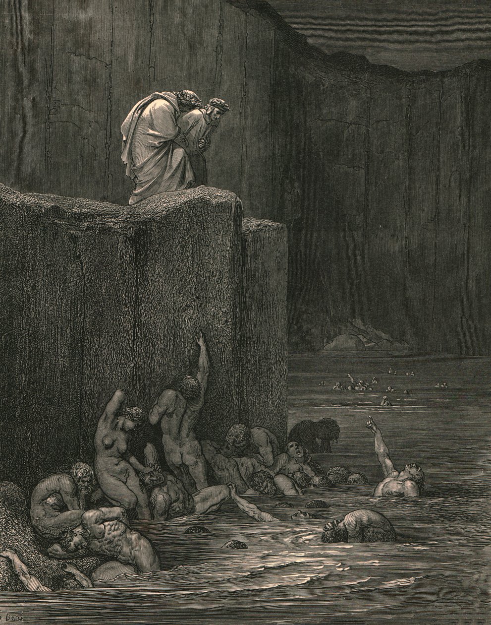 ¿Por qué te inclinas tan ávidamente sobre mí?, c1890 de Gustave Dore
