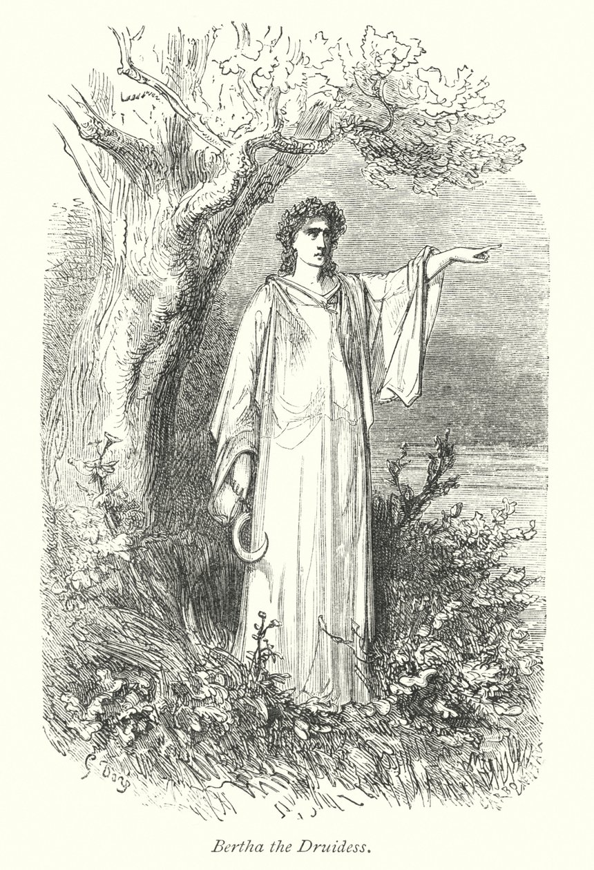 Bosque de Windsor (grabado) de Gustave Dore