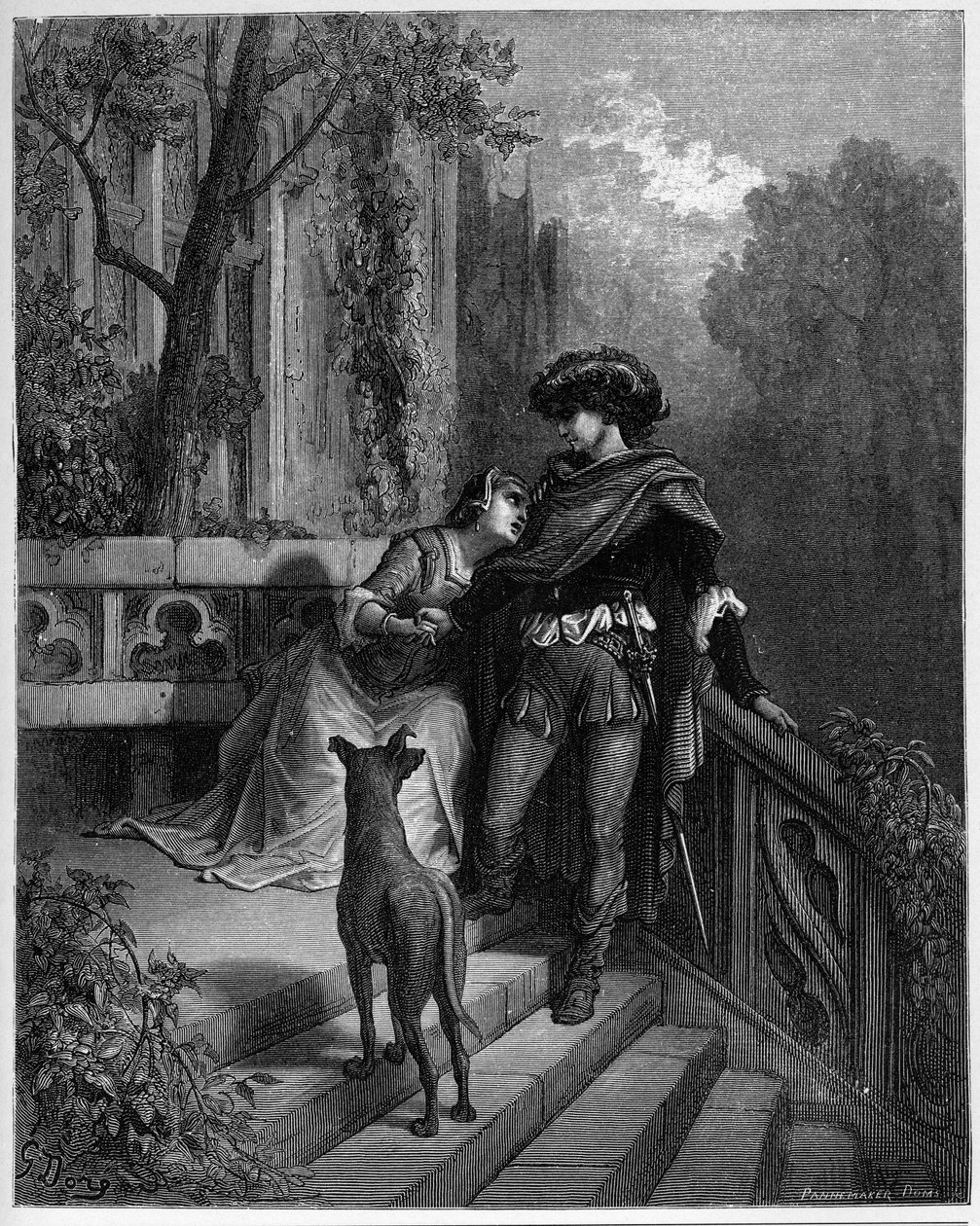 Los dos palomos - de "Fábulas" de Jean de La Fontaine de Gustave Dore