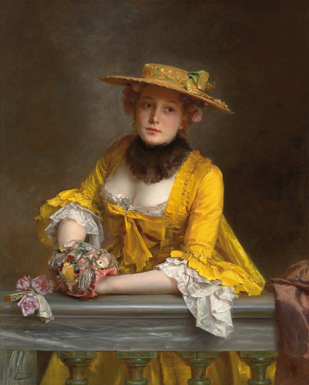 El vestido amarillo de Gustave Jacquet