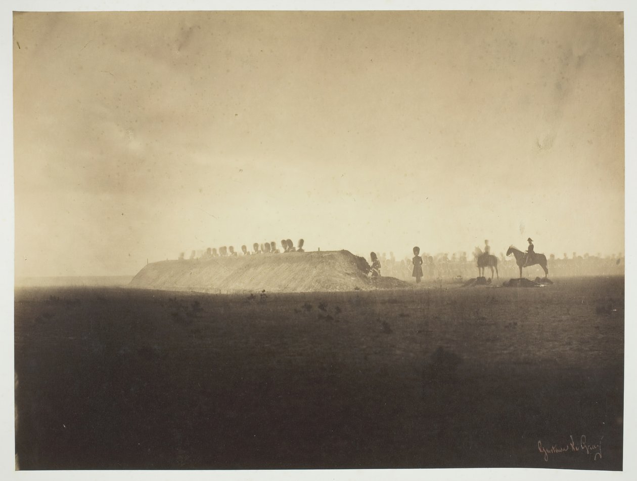 Campamento de Chalons: Maniobras del 3 de octubre de Gustave Le Gray