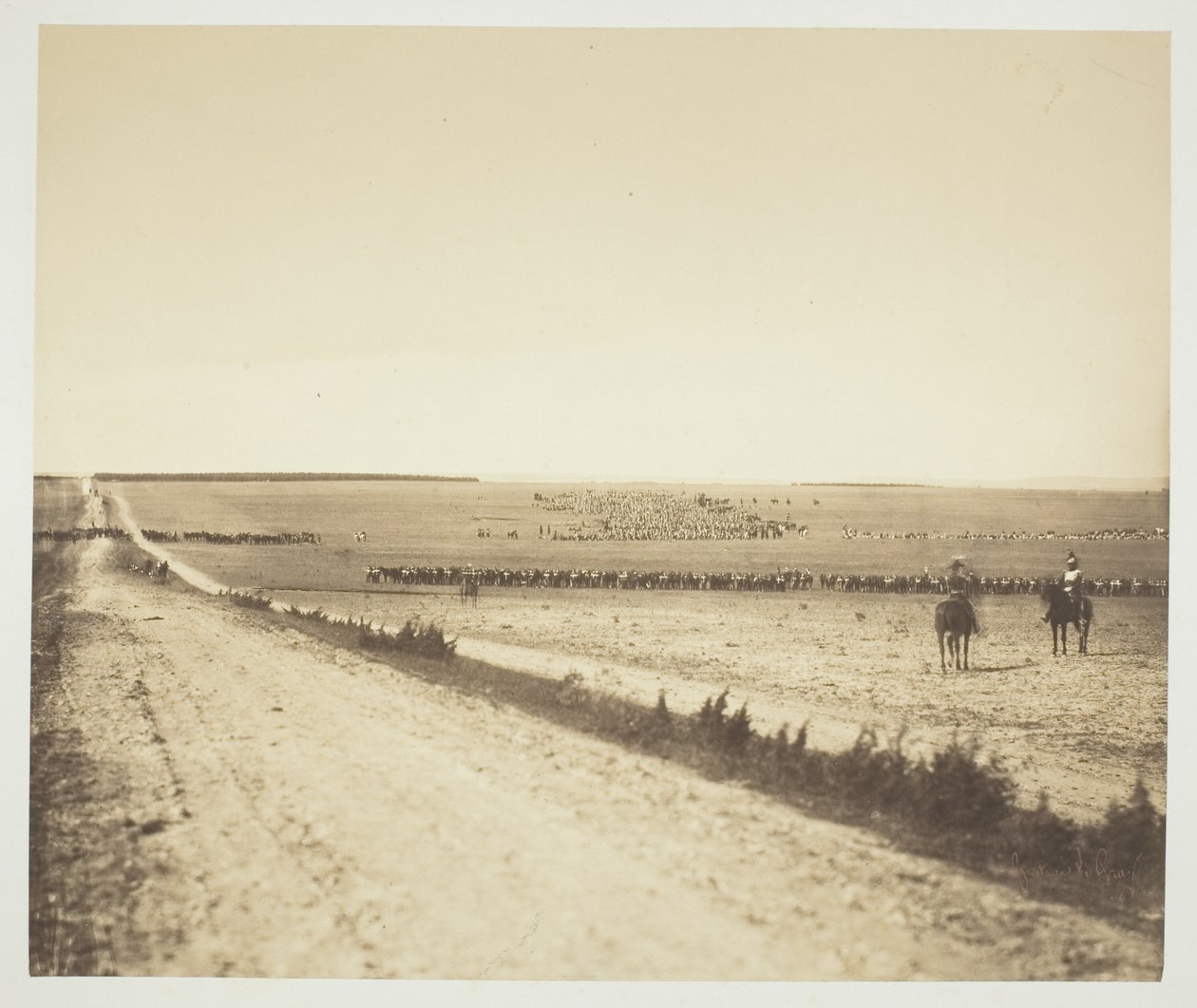 Maniobras, Camp de Châlons de Gustave Le Gray
