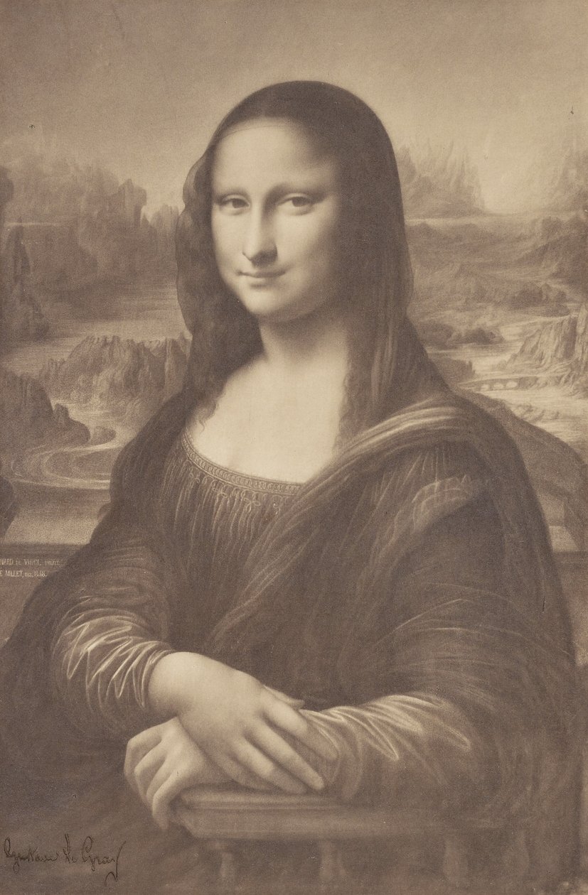 [Dibujo de Millet de la Mona Lisa] de Gustave Le Gray