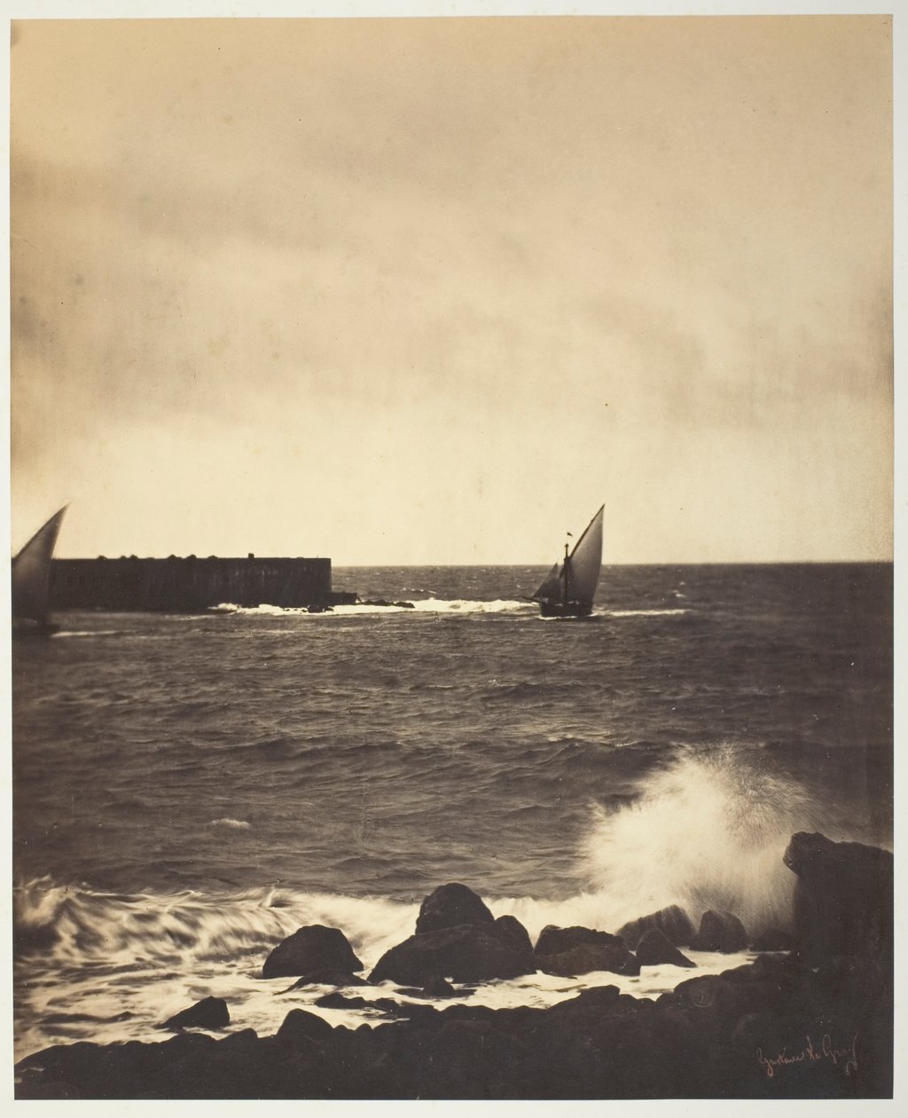 La ola rompiendo de Gustave Le Gray