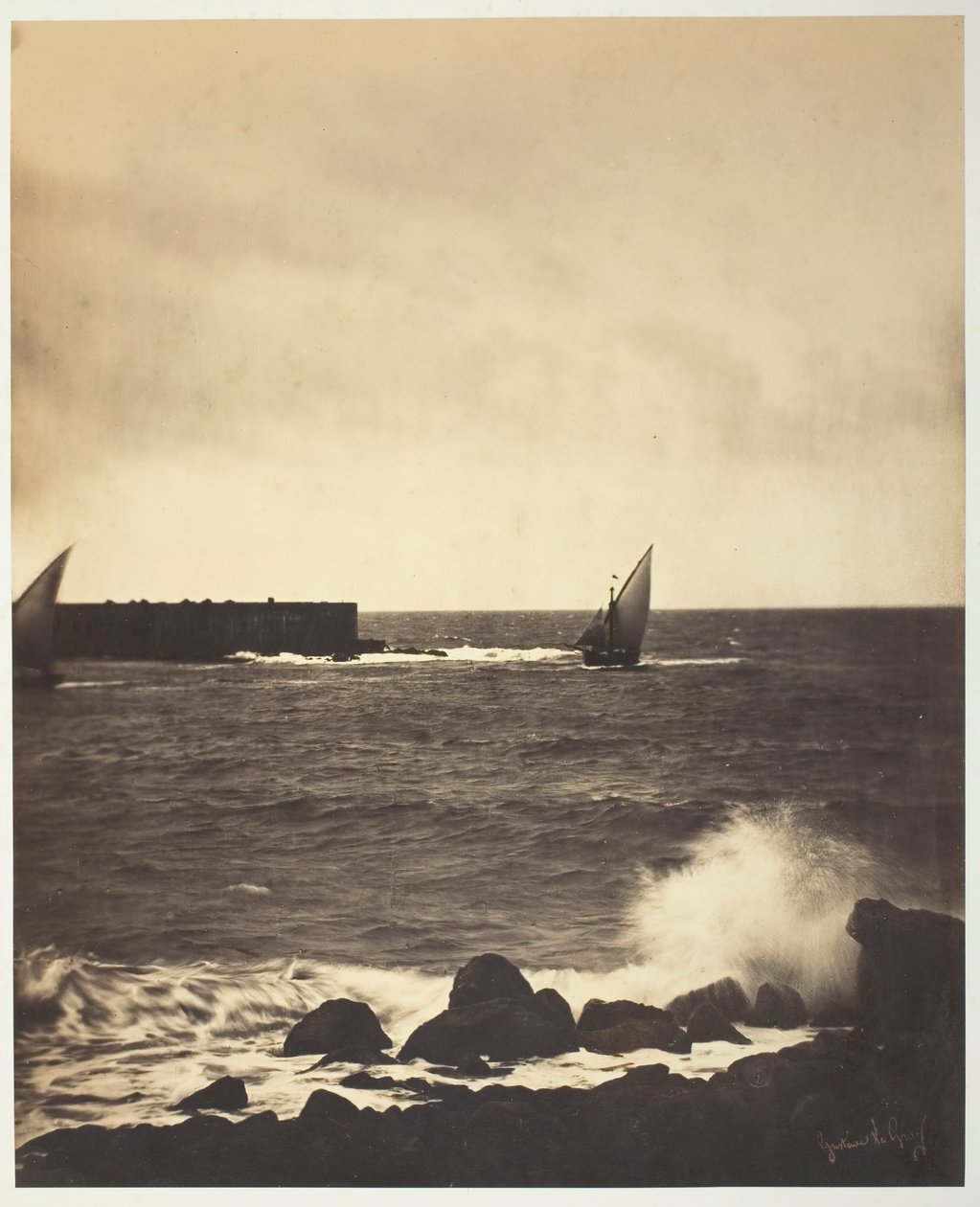 La Ola Rompiente de Gustave Le Gray