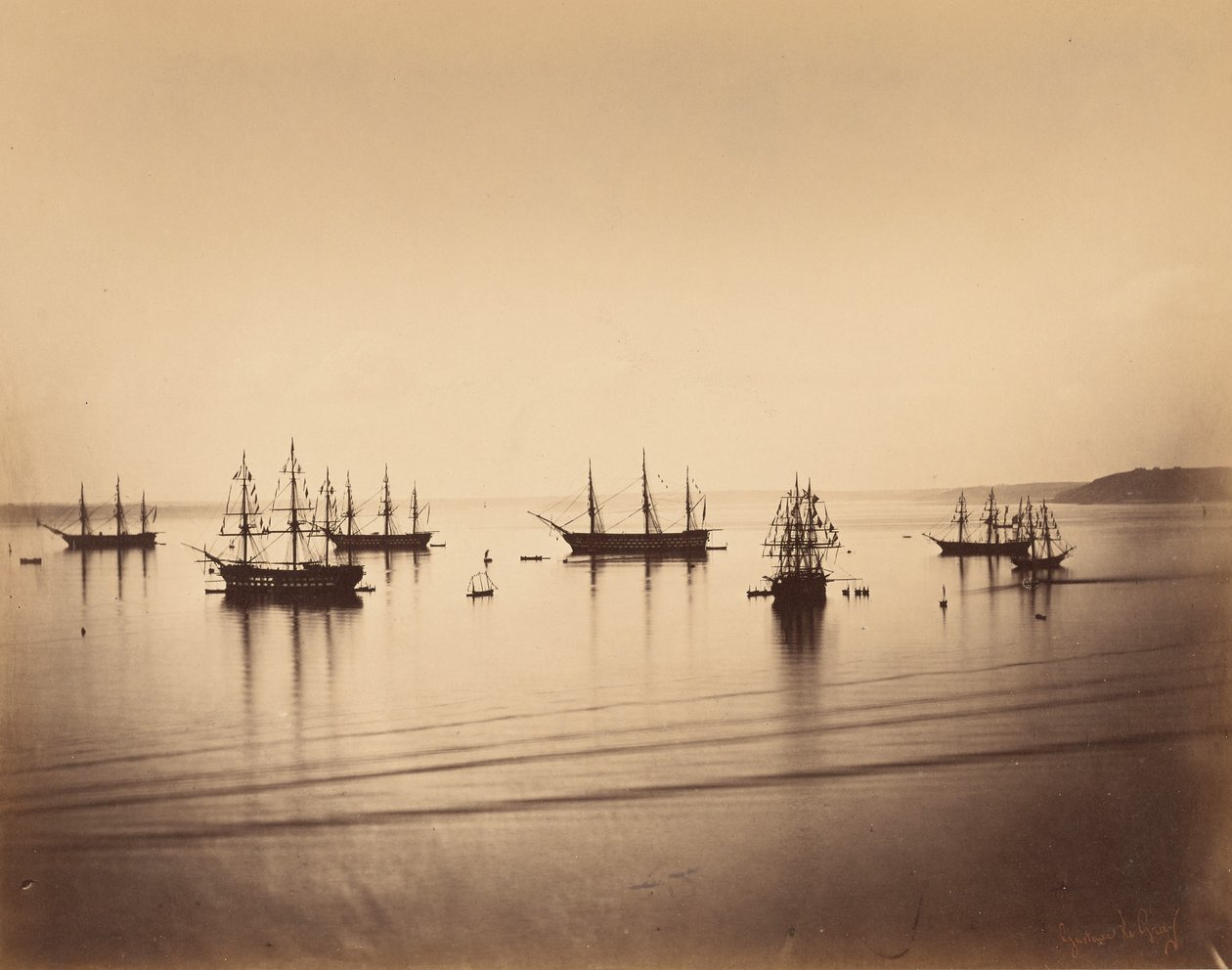 Flota francesa, Cherburgo de Gustave Le Gray