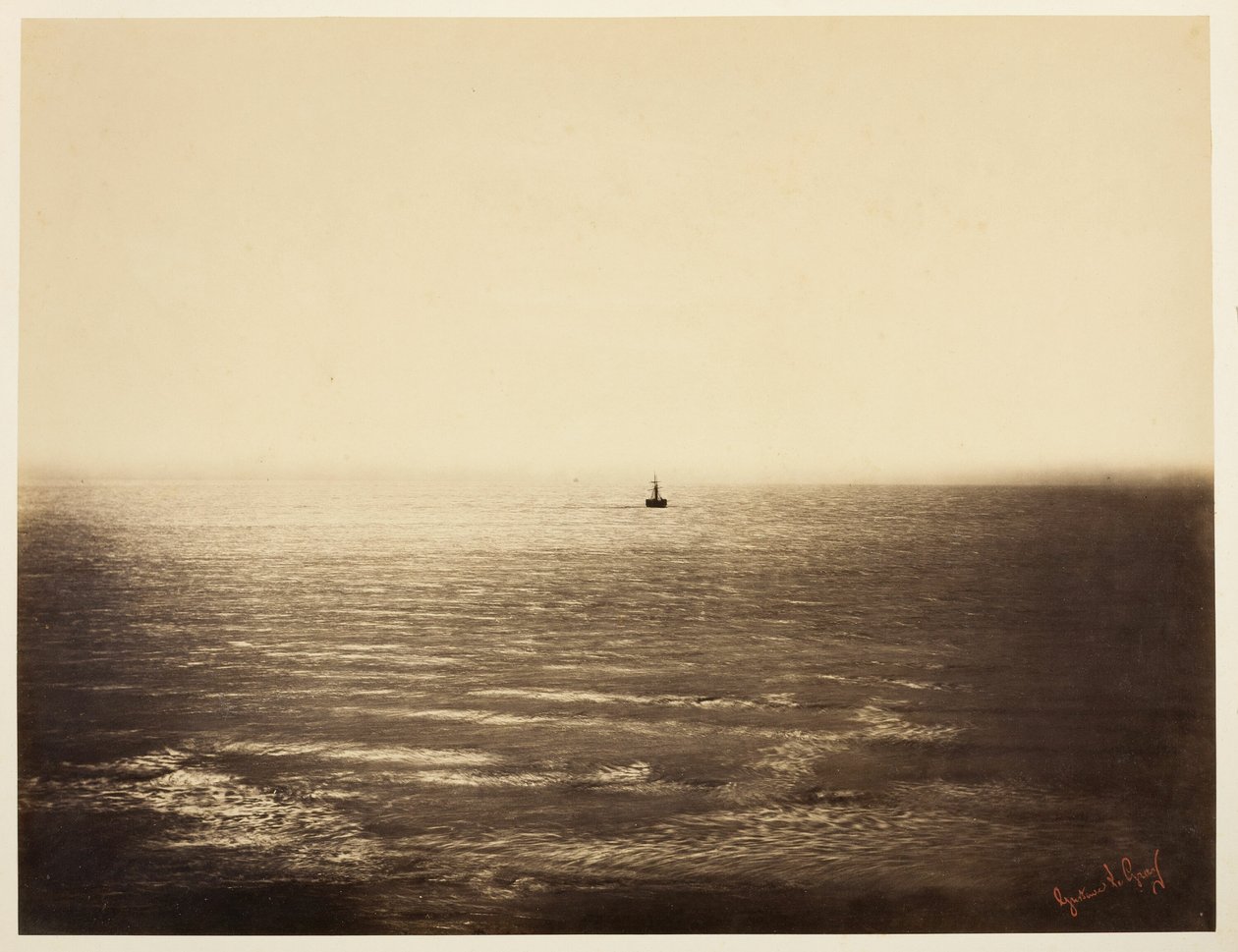 El barco de vapor de Gustave Le Gray
