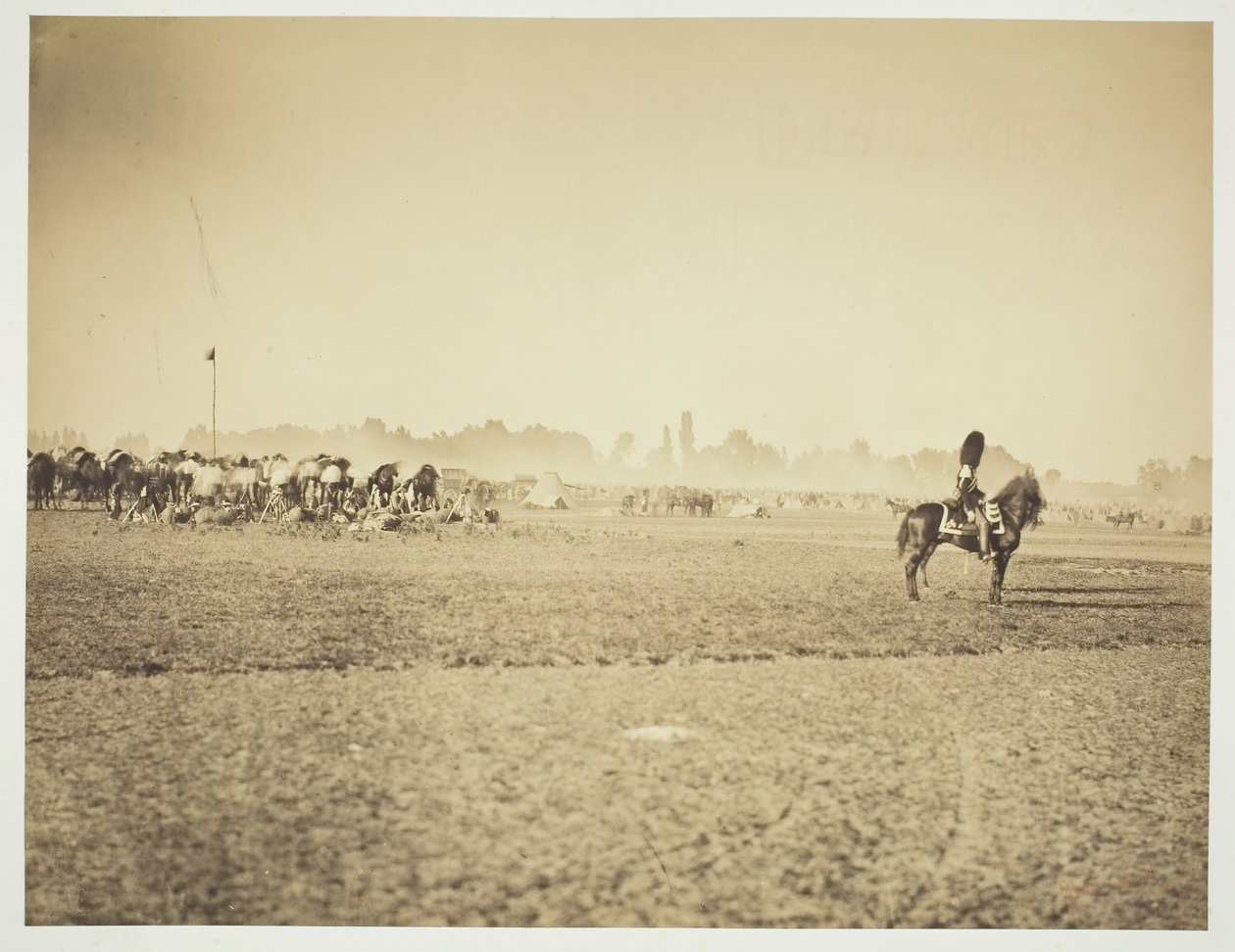 Sin título [caballería] de Gustave Le Gray