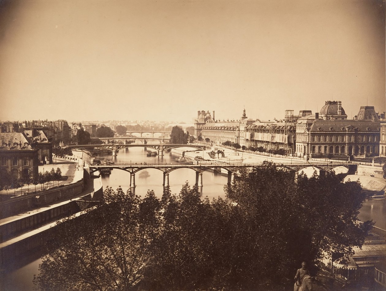 [Vista del Sena, París], 1857 de Gustave Le Gray