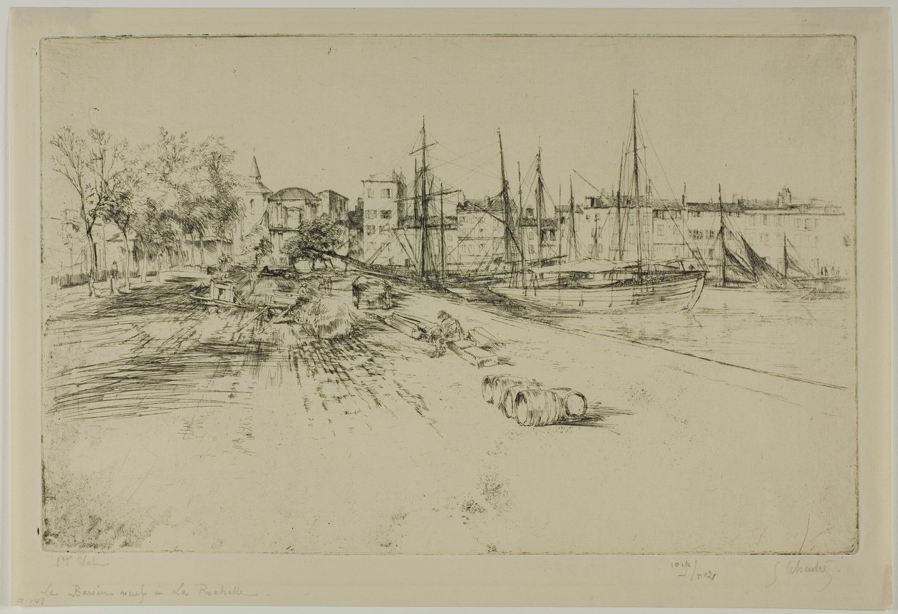 El nuevo muelle en La Rochelle de Gustave Leheutre