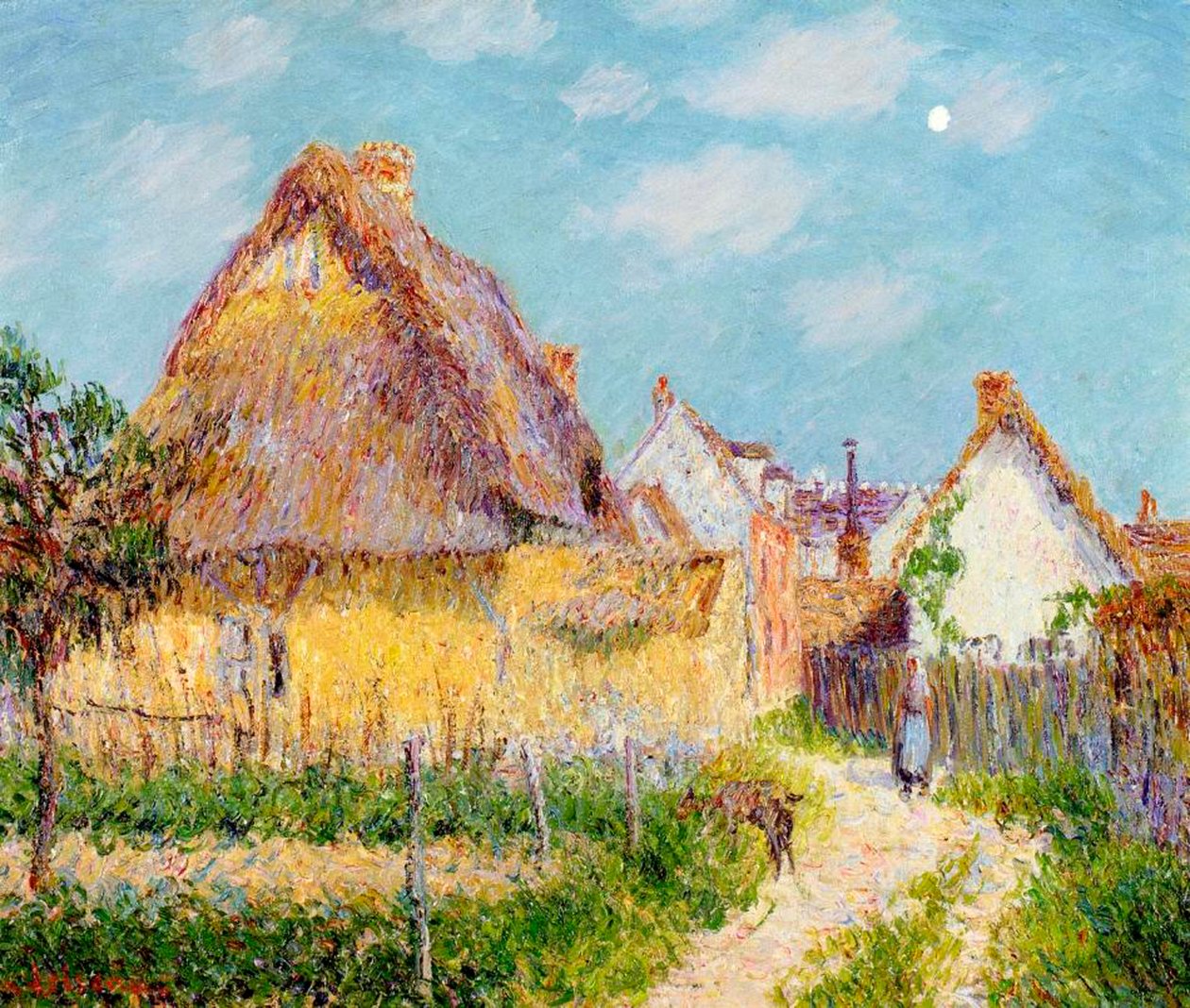 Cabaña en Le Vaudreuil, 1903 de Gustave Loiseau