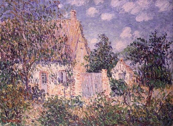 Cabaña en St. Cyr du Vaudreuil de Gustave Loiseau