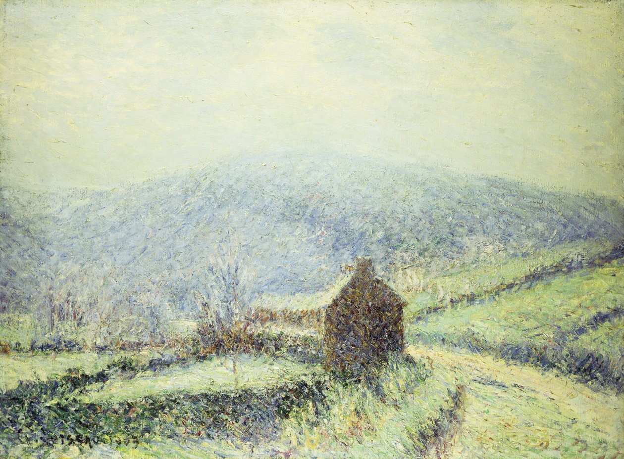 Escarcha en Huelgoat, Finisterre, 1903 de Gustave Loiseau
