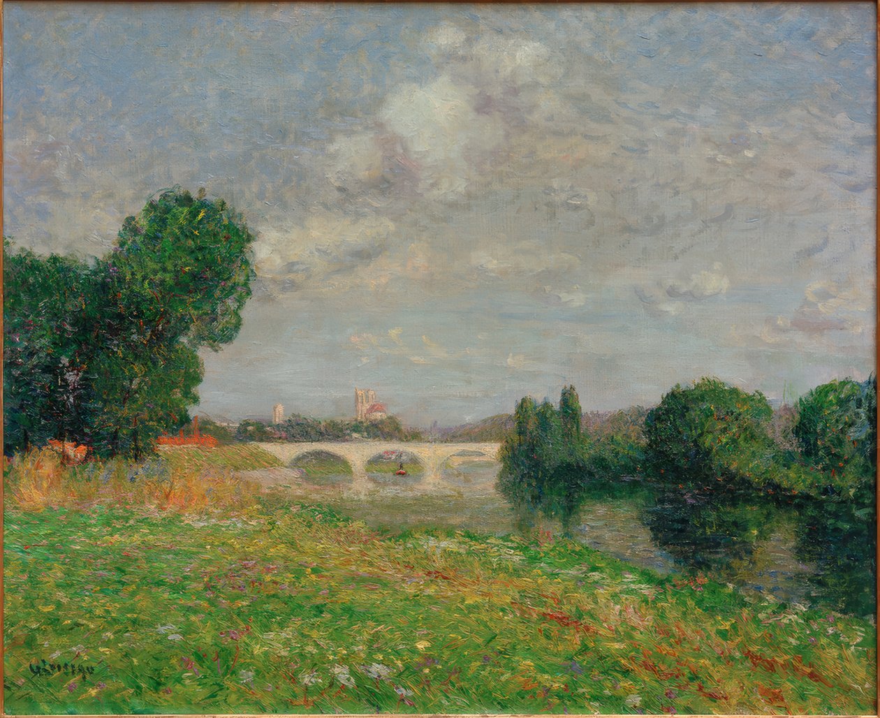Puente Perronet en Nantes de Gustave Loiseau