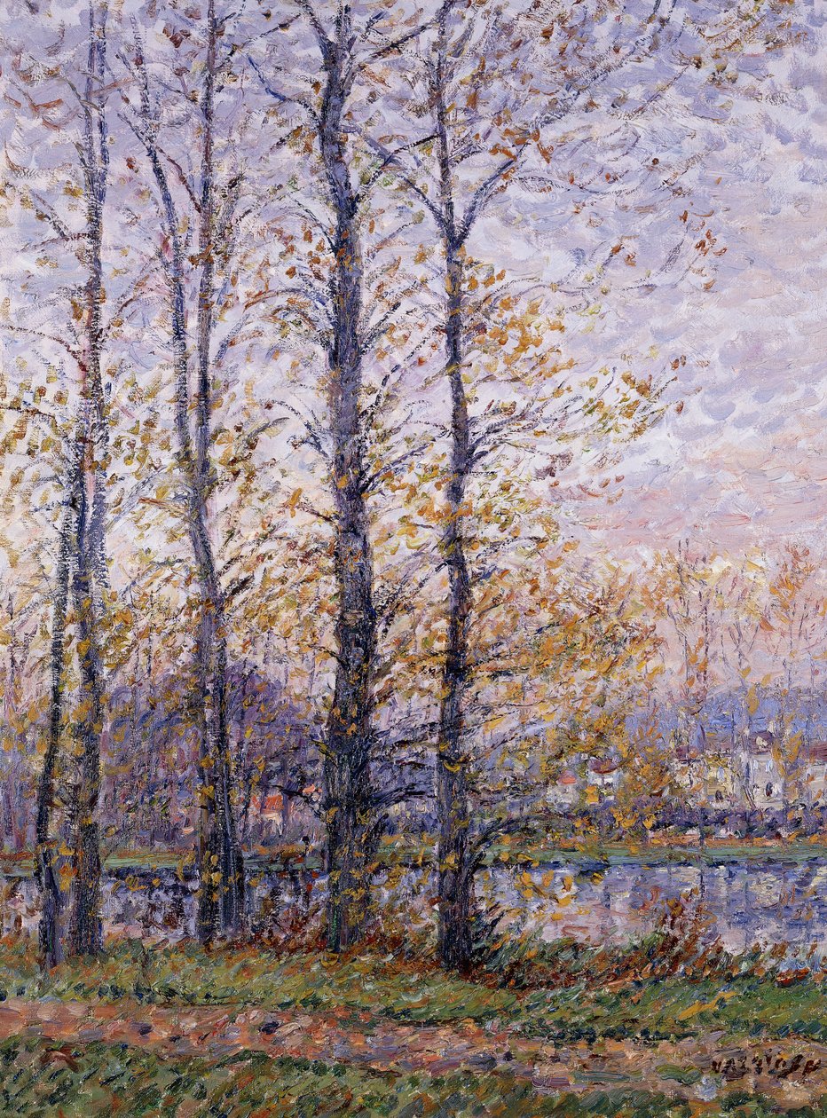 Las orillas del Oise en Precy de Gustave Loiseau