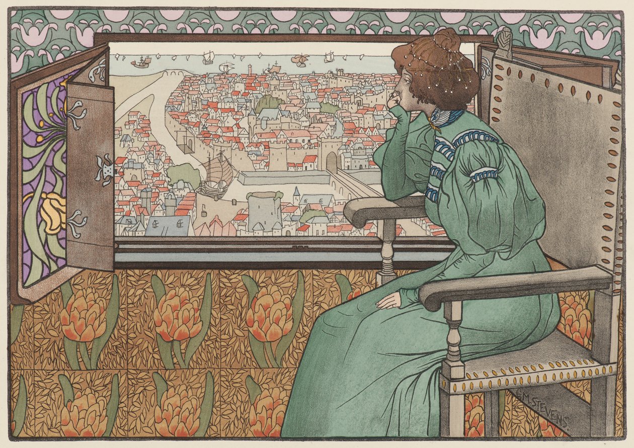 Solveig, ca 1897 de Gustave Max Stevens