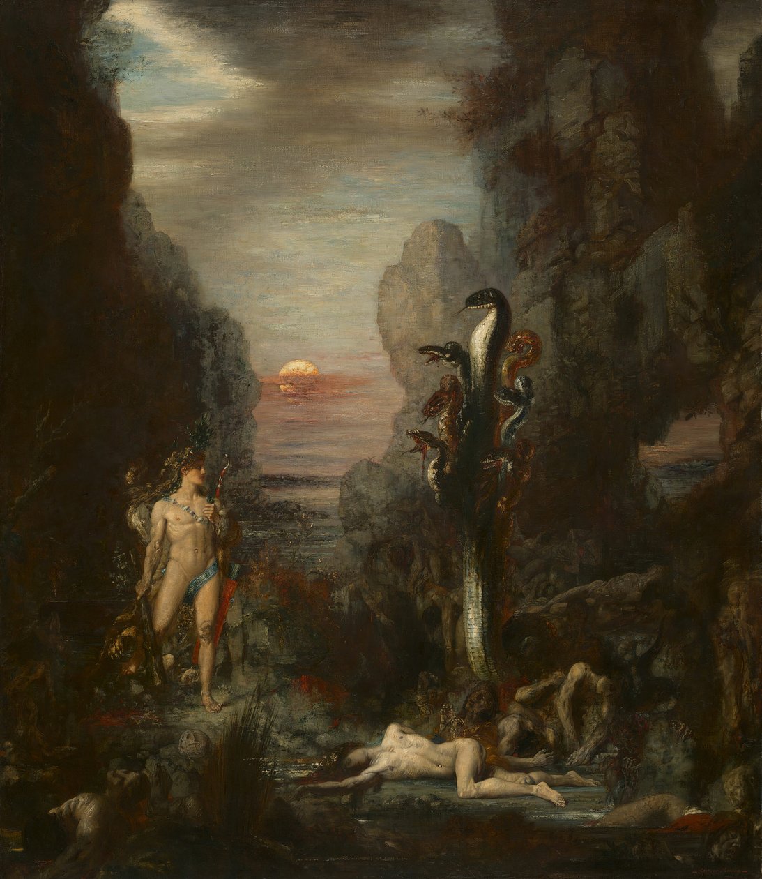 Hércules y la Hidra de Lerna de Gustave Moreau