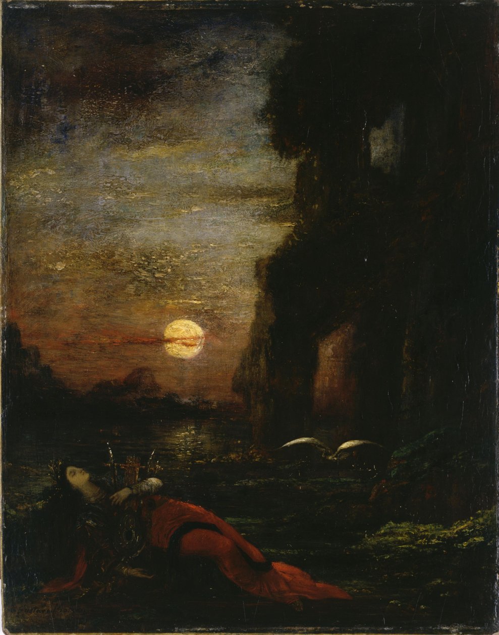 La muerte de Safo de Gustave Moreau