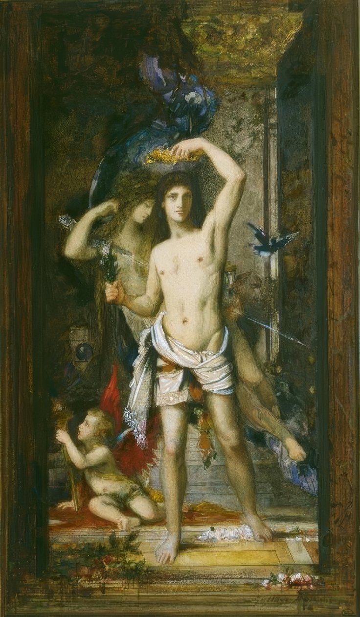 El joven y la muerte de Gustave Moreau