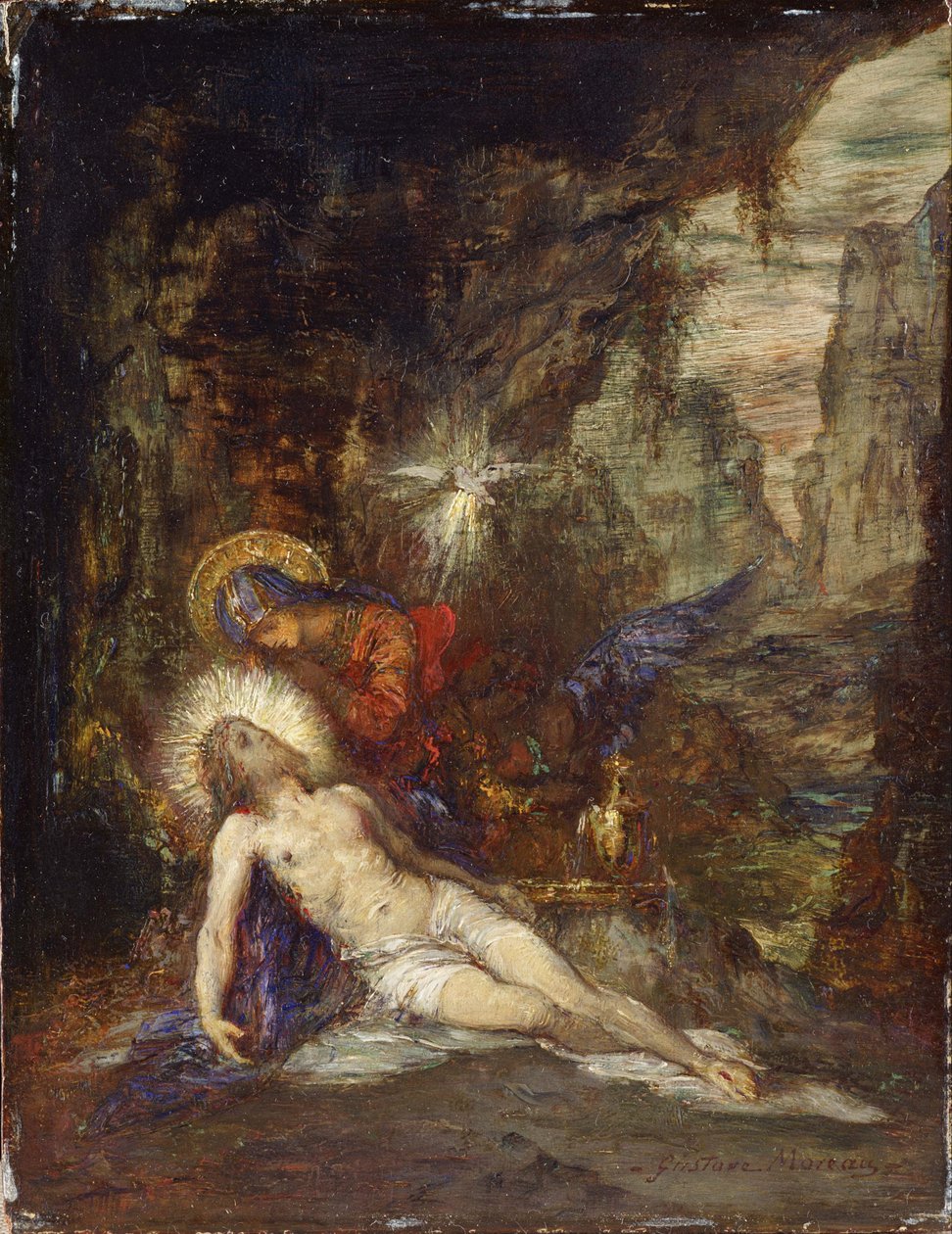 Piedad, c. 1876 de Gustave Moreau