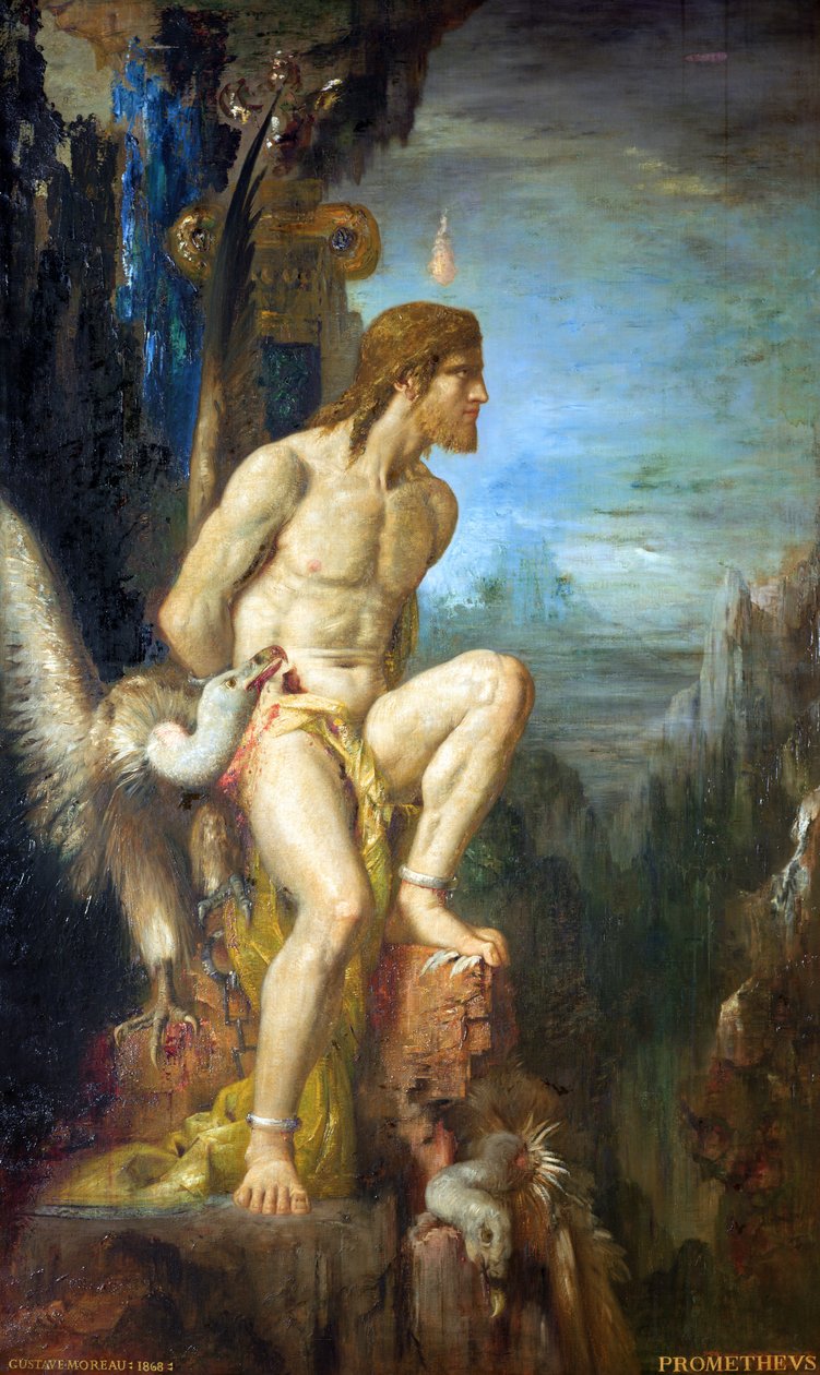 Prometeo de Gustave Moreau