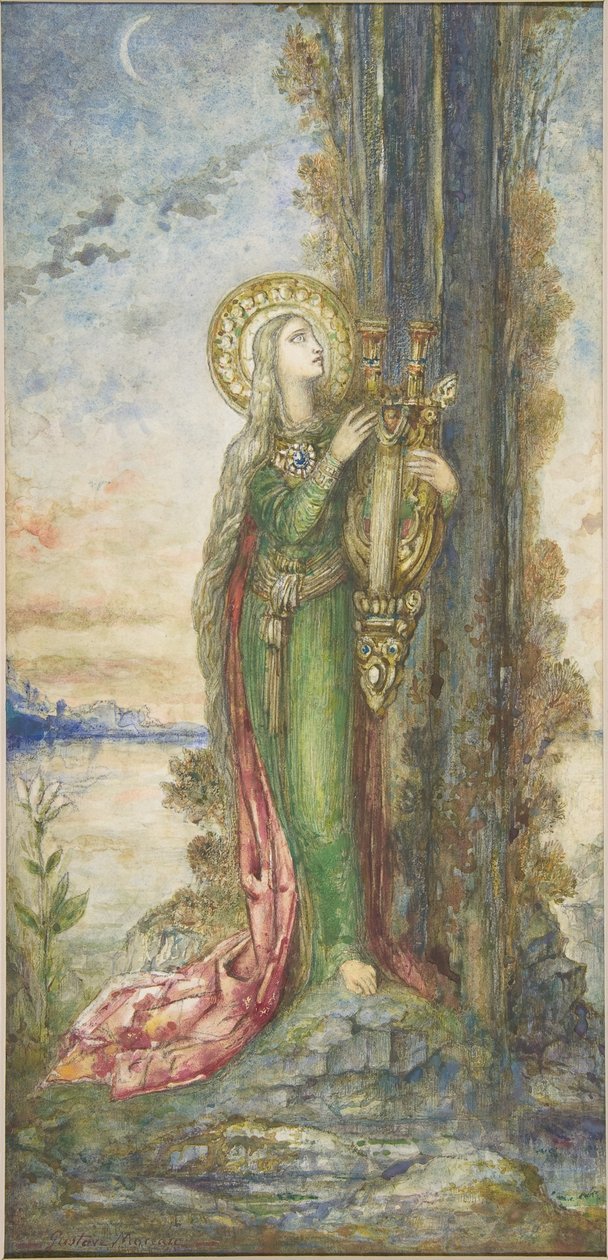 Santa Cecilia de Gustave Moreau