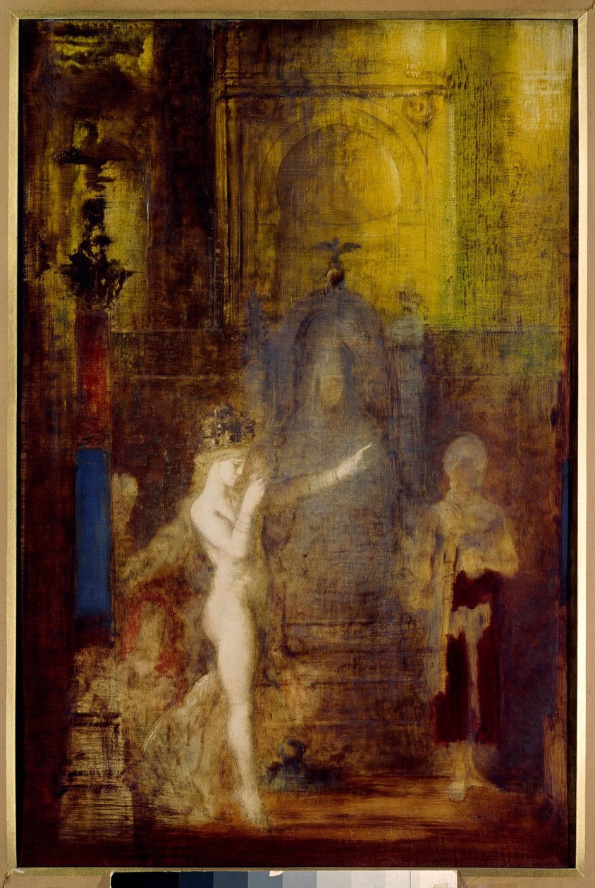 Salomé bailando frente a Herodes de Gustave Moreau