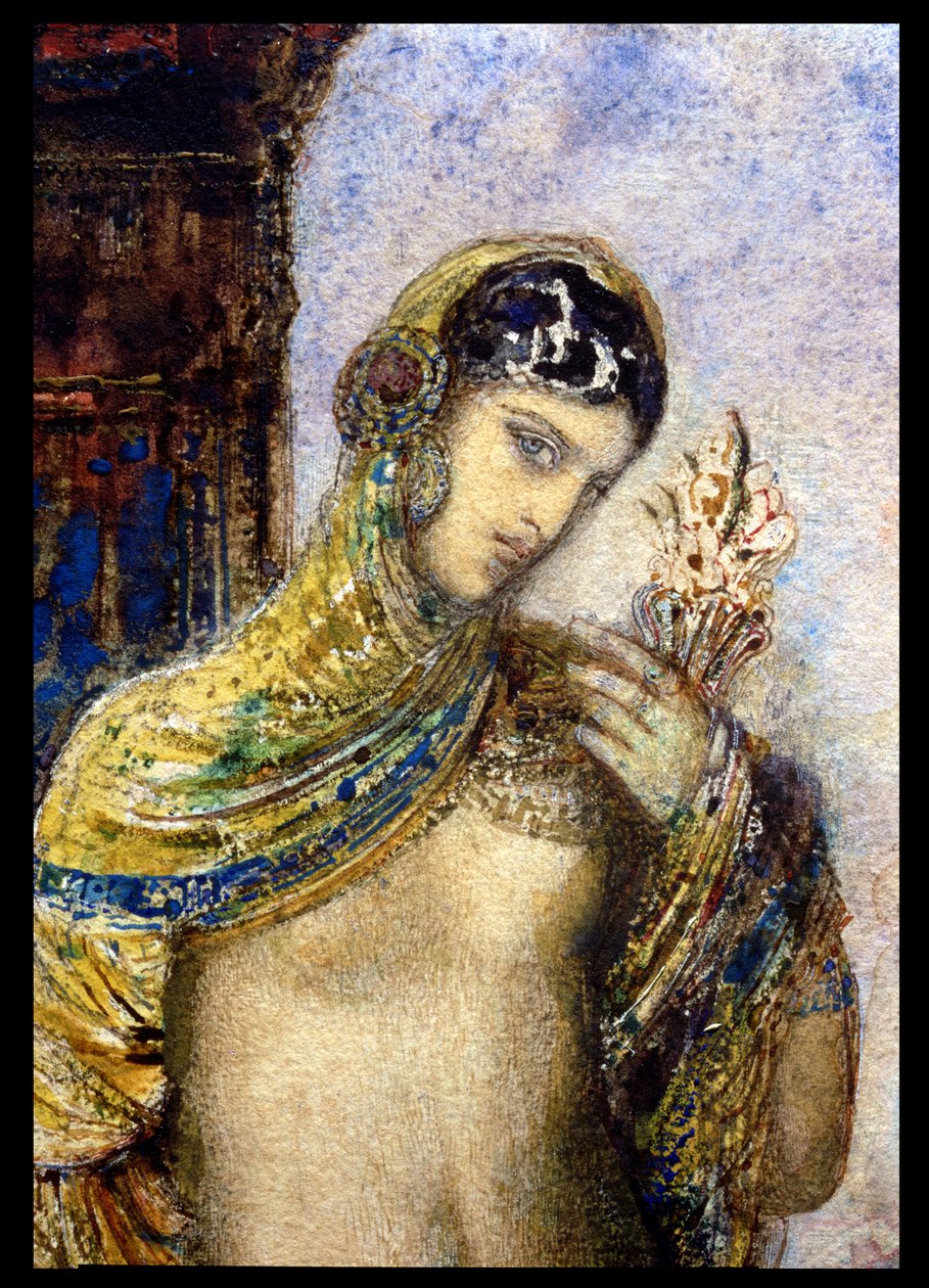 El Cantar de los Cantares (detalle) de Gustave Moreau