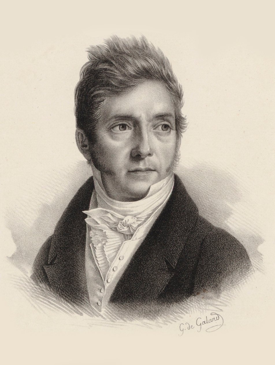 Retrato del compositor Pierre Jacques Joseph Rode de Gustave de Galard