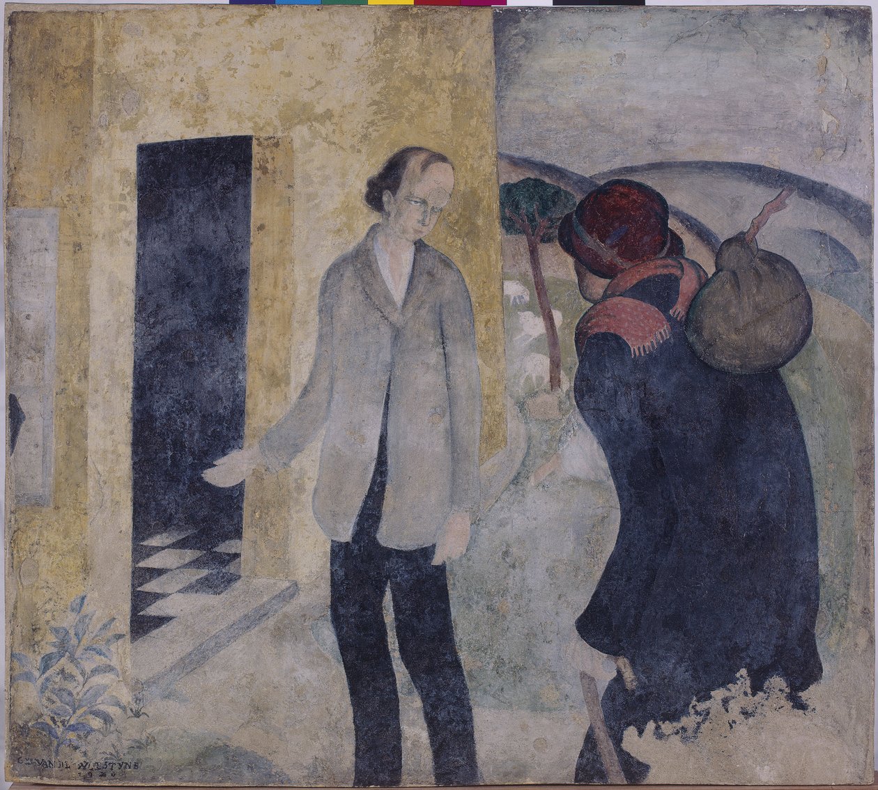 Hospitalidad con los extranjeros de Gustave Van de Woestyne