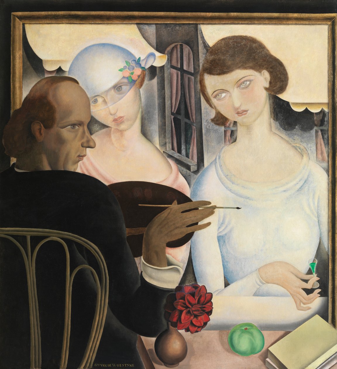 Los bebedores de licor de Gustave Van de Woestyne