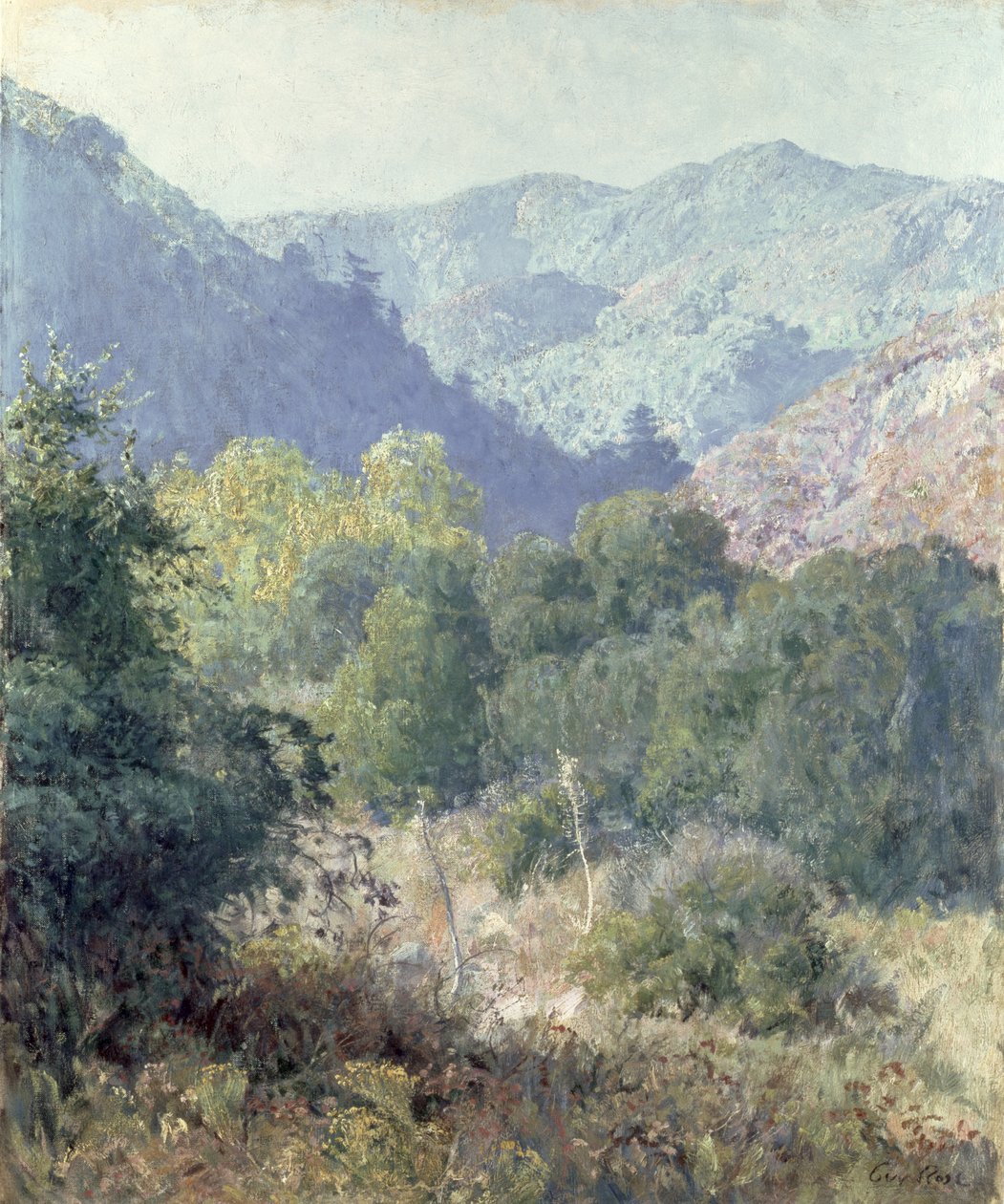 Vista de las Montañas de San Gabriel de Guy Rose