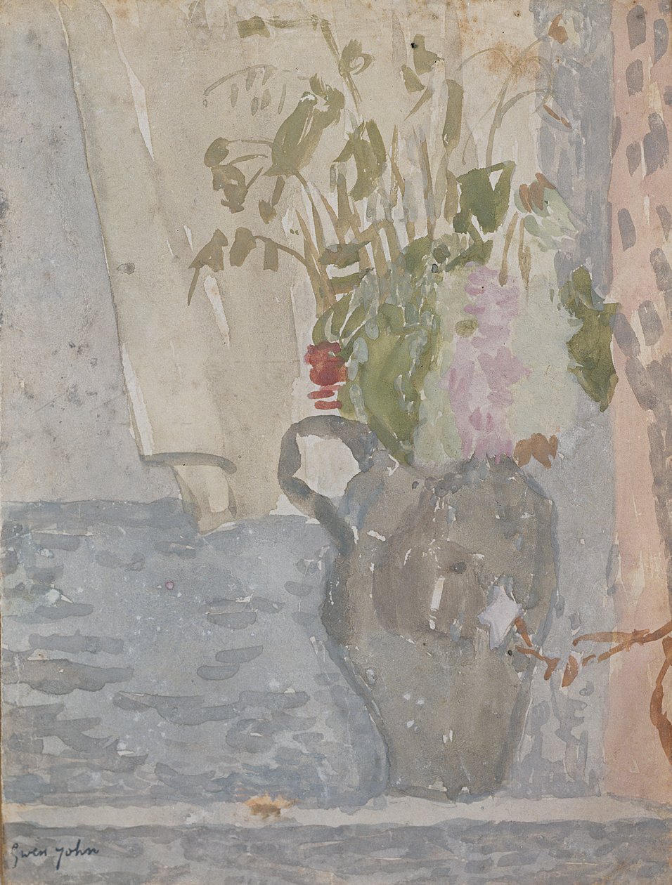 Flores en una Jarra de Gwen John