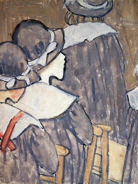 Niños en una Iglesia de Gwen John