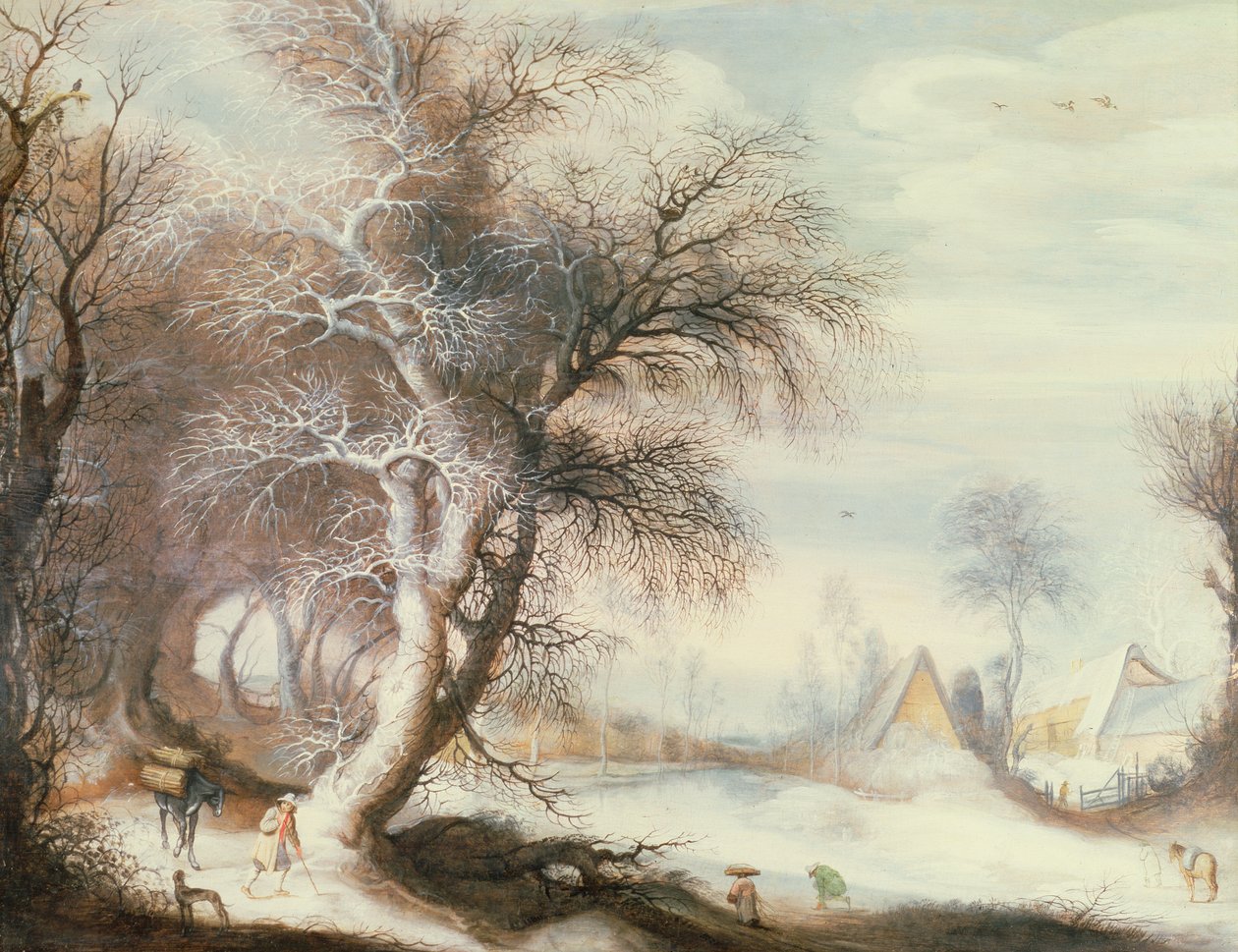 Paisaje Invernal de Gysbrecht Lytens or Leytens